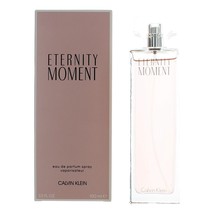 Eternity Moment by Calvin Klein, 3.3 oz Eau De Parfum Spray for Women - £51.02 GBP