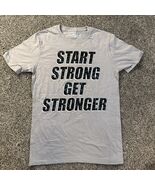 New Balance Men&#39;s “Start Strong Get Stronger” Short Sleeve T-Shirt (M) M... - $10.95