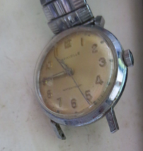 Vintage Caravelle Bronze dial Manual Wind Men&#39;s Wristwatch 1964 M4 - £22.06 GBP