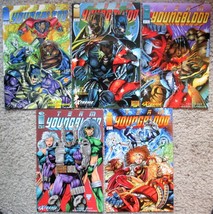 (5) Issues TEAM YOUNGBLOOD #s 1,2,3,4,6 (1993 Series) Image Comics- Lief... - £8.47 GBP