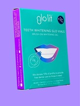 Glo Lit Teeth Whitening GLO VIALS Brush-on Whitening Gel 18 applications... - £27.05 GBP