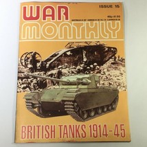 VTG War Monthly Issue 15 June 1975 - British Tanks 1914-45 / Suez 1915 - £11.35 GBP