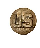 Vintage U.S. Military Lapel Pin Gold Tone Patriotic Clutch Back Pin - $14.40