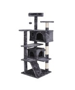 55&#39;&#39;H Multi-Level Soft Cat Tree Condo Cat Tower W/Scratching Posts &amp; Top... - $47.99