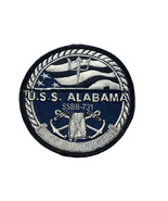 US Navy USS Alabama SSBN-731 Submarine Jacket Patch  3.5 in - $6.00