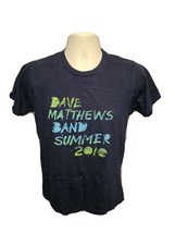2010 Dave Matthews Band Summer Concert Tour Womens Small Black TShirt - £19.46 GBP