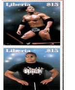 sure Free with any Purchase yes 2000 wwf Lot of 2 The Rock Liberia $15 s... - £0.00 GBP