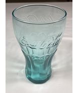 Vintage Light Aqua Blue Coca-Cola Coke 16 oz Drinking Glass Tumbler 6” Tall - $14.43 CAD