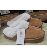 Joyspun Women&#39;s Suede Clog Slippers sz 8  - $15.00