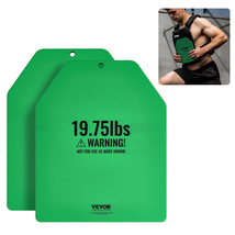VEVOR Weight Vest Plates, 19.75 LB Pairs, Premium Steel plates, Ergonomi... - $68.99