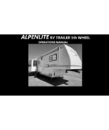 ALPENLITE Trailer 5th Wheel Operations Manual -385pgs for Western RV Ser... - $465.41 MXN