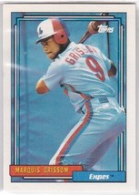 M) 1992 Topps Baseball Trading Card - Marquis Grissom #647 - £1.53 GBP