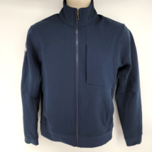 Lululemon Jacket Mens Small Blue Sojourn Warpstreme Wicking Golf Casual XWING - £53.20 GBP