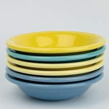 FIESTA 5 3/8&quot; stacking FRUIT BOWL Set Of 6 Multi Color (Periwinkle, Daffodil, +) - £41.75 GBP