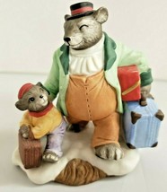 Fitz and Floyd Enchanted Forest Collection Mr. Grizzly Holiday Hamlet YR... - $16.83