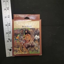 Exotic Wildlife In A Flash 48 Flash Cards EUC - £3.79 GBP