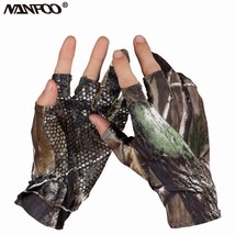 Ing gloves waterproof bionic camouflage hunting gloves polyester breathable thin gloves thumb200