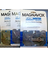 3 NOS Magnavox Videowriter Word Processor Flip-Over Ribbon Cartridge PWP... - $1,167.98 MXN