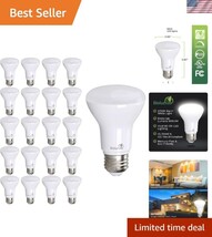 Energy Efficient 20-Pack BR20 LED Bulbs, 6W Equals 50W, Flicker-Free Lig... - $91.71