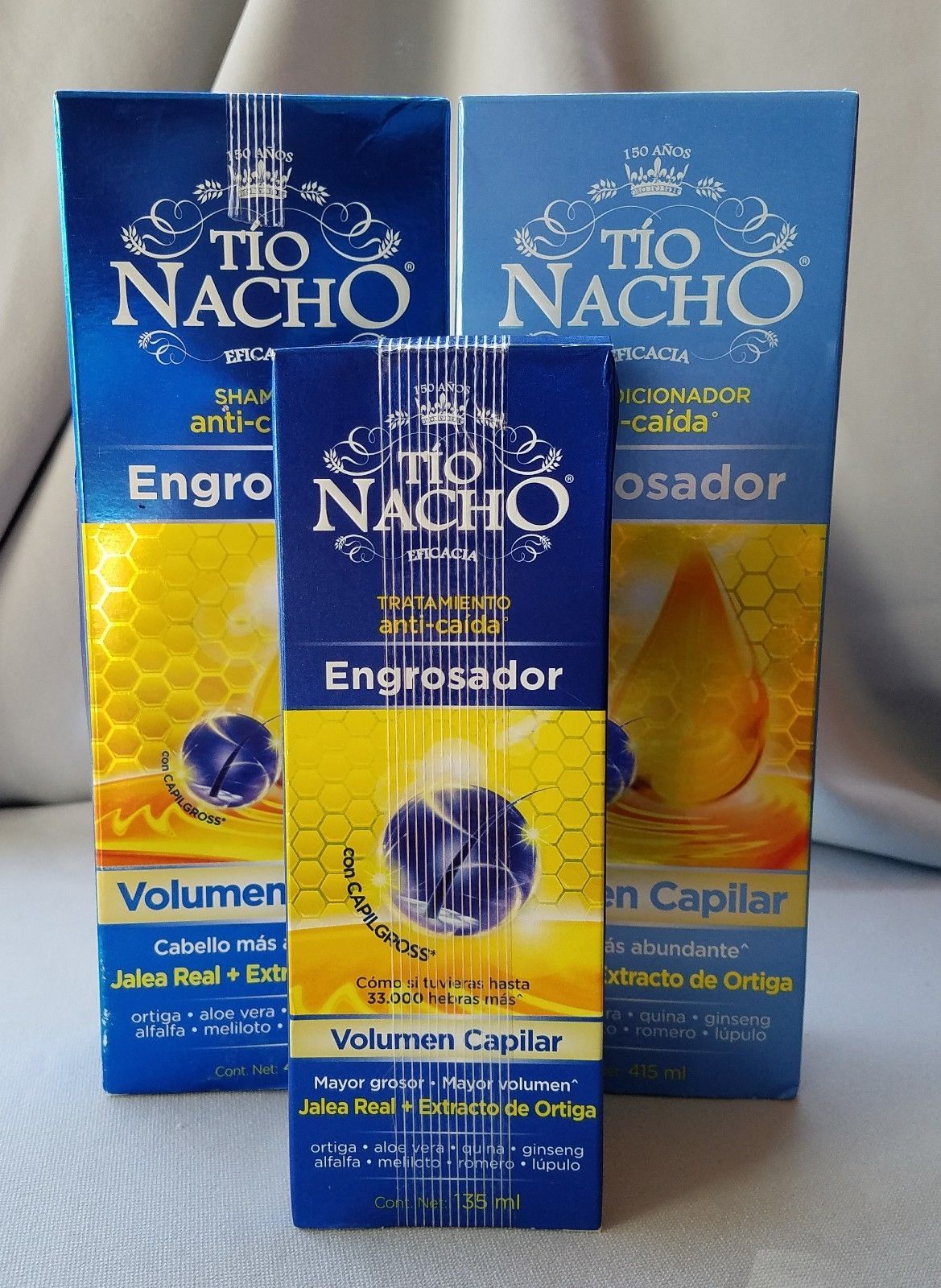 Tio Nacho Engrosador Kit { Thicker Hair 1 Shampoo & 1 Conditioner & 1 Treatment - $49.99