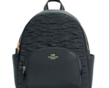New Coach C4094 Court Backpack with Ruching Nylon and Pebble Leather Mid... - $151.91