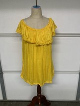 By Design Bright Yellow Sleeveless Top Off or On Shoulder size 1X - £8.24 GBP