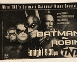 Batman And Robin Print Ad Advertisement George Clooney Arnold Schwarzene... - $5.93