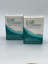 2 Pack Ear Clean MD Weekly Cleaning Kit Rinse Wax Oils &amp; Debris 6 sticks... - $18.71