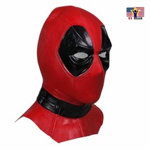 Deadpool America Helmet Costume Latex Rubber Horror Scary Mask Halloween USA - £13.91 GBP