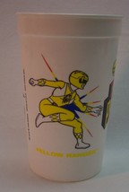 Saban Mighty Morphin Power Rangers YELLOW RANGER 5&quot; Plastic Collector&#39;s CUP 1994 - £12.79 GBP