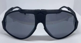 Vintage Matte Black Carrera Snake Folding Sunglasses Mod. 5586 col. 90 F... - £134.19 GBP