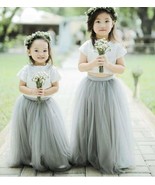 Cute Two Piece Flower Girl Dresses for Wedding - £78.30 GBP+