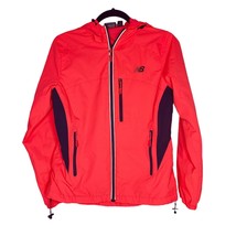 Womens Size Small New Balance Neon Pink/Red Windbreaker Athletic Jacket  - £15.87 GBP