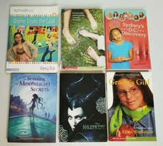 6 Preteen Girl Children Chapter Books Lot Maleficent Haworth Scholastic Disney - £7.04 GBP