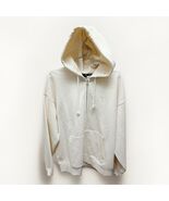 BRAND NEW WITHOUT TAGS NEW ERA ESSENTIALS TAN HOODED SWEATSHIRT LARGE - $58.79