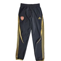Adidas Arsenal FC Training Track Pants Size Small Black Gold HA5261 - £31.69 GBP