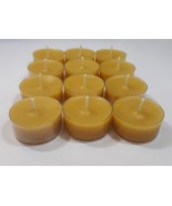 100% Beeswax Tealight Candles Bulk USA Honey Tea Lights Bees Wax Emergen... - $23.88 CAD