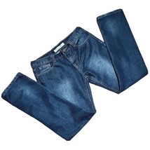 Boys Relaxed Fit Jeans Youth Size 18 Blue Dark Wash - £7.89 GBP