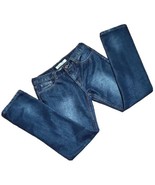 Boys Relaxed Fit Jeans Youth Size 18 Blue Dark Wash - $9.89