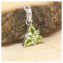 1.25 Ct Pear Cut Simulated Peridot Pendant Without Chain 925 Silver Gold Plated - £87.04 GBP