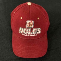 NCAA Wool Seminoles Noles Baseball Hat Red One Size Fits All Adjustable Cap Red - $19.80