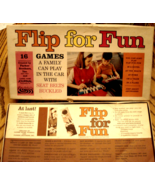 PARKER BROTHERS FLIP FOR FUN 16 Travel Games Play Dominos Crazy 8s VINTA... - $27.08 CAD