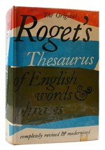 Robert A. Dutch Roget&#39;s Thesaurus Of English Words And Phrases 1st Edition Thus - £46.93 GBP