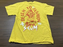 SCUM Death 2 Fashion Men’s Yellow T-Shirt - Medium - £11.84 GBP