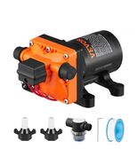  Water Diaphragm Pump, 12V DC, 3.5 GPM Flow, 55 PSI Rated Pressure (40-8... - $68.34