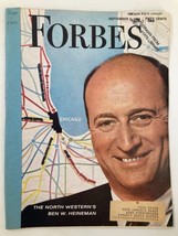 VTG Forbes Magazine September 1 1964 The North Western&#39;s Ben W. Heineman - £22.37 GBP