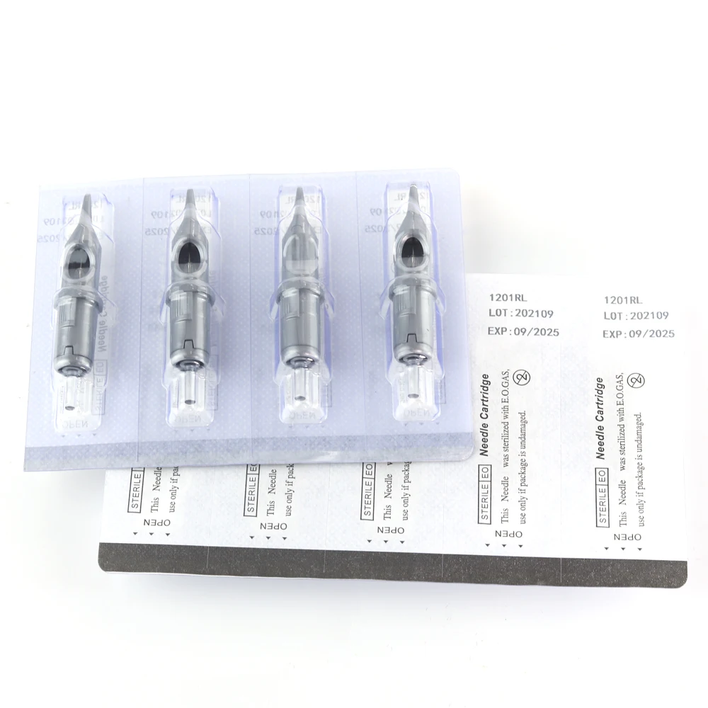 Sporting Kiss Of Dragon Cartridge Tattoo Needles Rl Rs Rm M1 Disposable Steriliz - £23.95 GBP