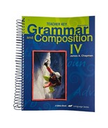 A beka 10th grade Grammar and Composition IV Teacher Key Third Edition B - $14.89