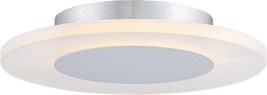 Quoizel Platinum Aglow Round Flush Mount Ceiling Fixture in White Lustre - $161.99