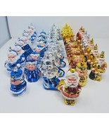 Trim Shoppe Plastic Glass Christmas Ornaments Lot (37) Angel Santa Stock... - £14.21 GBP